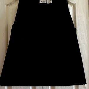 Women’s Black Velvet Tank Top 2X $18.00